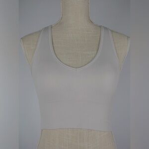 Athleta Aurora Crop - off white/pink
